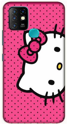 iprinto Back Cover for Infinix Hot 10 Hello Kitty Back Cover