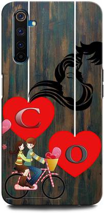 ORBIQE Back Cover for Realme 6i CO, C LOVE O, O LOVE C, C LETTER, O LETTER, CO NAME