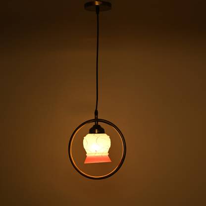 1st Time Ceiling Light Hand Decorated Glass Shade, With All Fitting & Fixture Set of 1 Pendant Lamp Ceiling Lamp