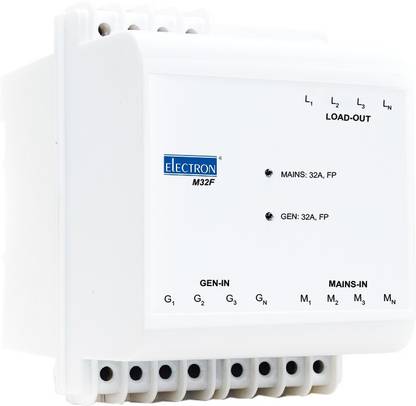Electron 32A EB side and 30A DG side Contactor based Three Phase ACCL M32F MCB