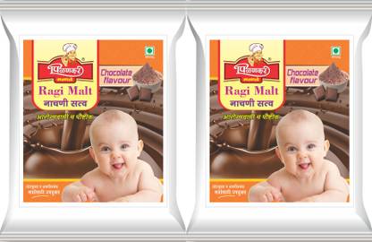 Pilankar Nachni Satva Chocolate flavour (Ragi Malt) Pack of 2