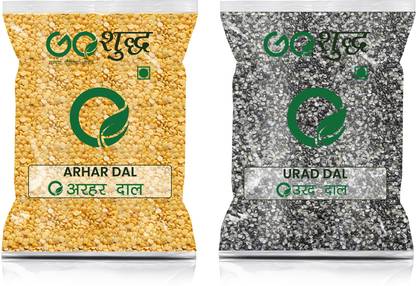 Goshudh Arhar Dal And Kali Urad Dal Combo (750 g Each) Combo