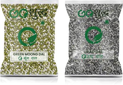 Goshudh Moong Dal And Kali Urad Dal Combo (750 g each) Combo