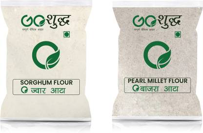 Jowar Atta And Bajra Atta Combo (1kg Each) कॉम्बो