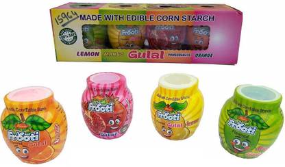 BRAJ ™ HG-501-Skin-Safe Herbal Gulal for Holi Celebration Holi Color Powder Pack of 3