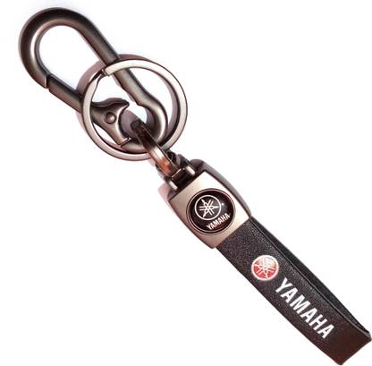 YAMAHA keychains black Leather hook Key Chain