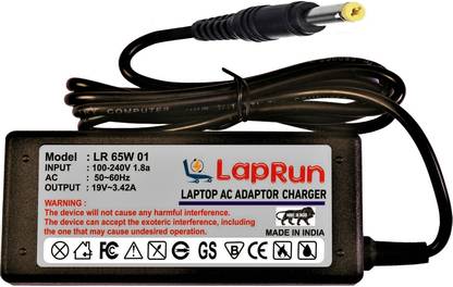 LAPRUN Charger Compatible for ACER ASPIRE 3620 Laptops of 19v,3.42a,Pin-5.5x1.7, 65 W Adapter