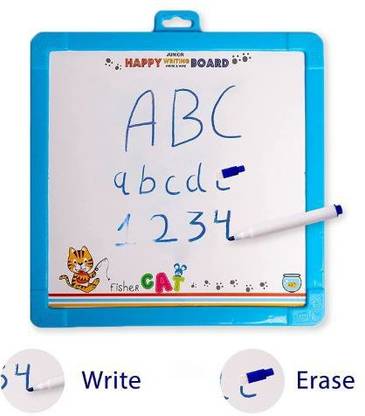 Pepino Great Happy Slate 2 In 1 Writing & Learning Slate With Chalk And Marker Slate