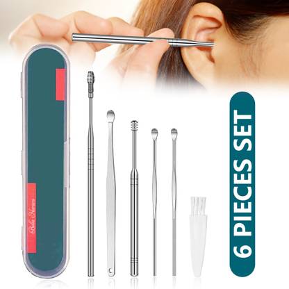 BELLA HARARO Ear Cleaning Tools kit Ear Wax Cleaner Earwax Remover Stick Set, Spring Curette