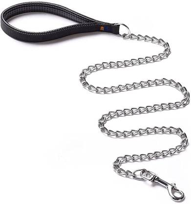 Woofy Dog Leash Chain with Padded Handle for Small Medium Dogs 15 cm Dog Chain Leash