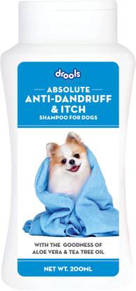 Drools Anti-Dandruff & Itchy Shampoo with Brush for Anti-dandruff Fresh Dog Shampoo