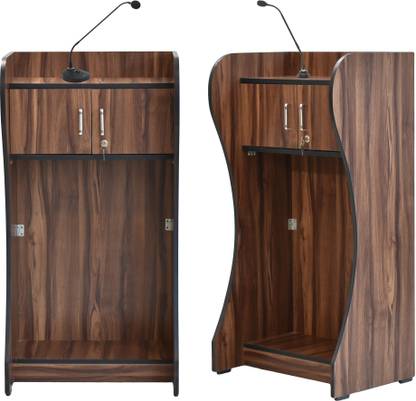SamDecors podium lectern presentation stand walnut for auditorium school college Podium