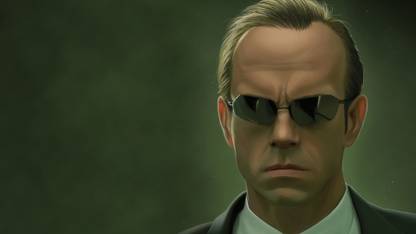 matrix agent smith sunglasses hugo weaving Wall Poster Print on Art Paper 13x19 Inches Paper Print