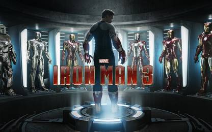 IRON MAN 3 OFFICIAL HD ON FINE ART PAPER HD QUALITY WALLPAPER POSTER Fine Art Print