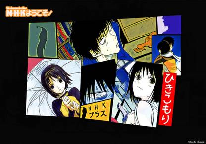Welcome to the N.H.K. Anime Series Art Effect Poster 2 (18inchx12inch) Photographic Paper