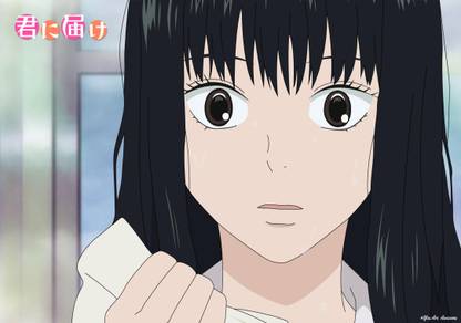 Kimi Ni No Wa : Your Name Sawako Kuronuma Anime Series Art Effect Poster 7 (18inchx12inch) Photographic Paper