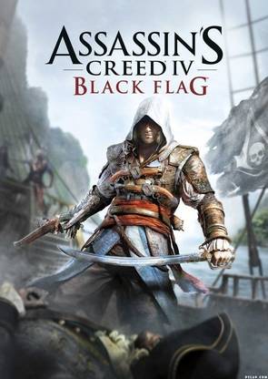 Assassin's creed IV Black Flag ON FINE ART PAPER HD QUALITY WALLPAPER POSTER Fine Art Print