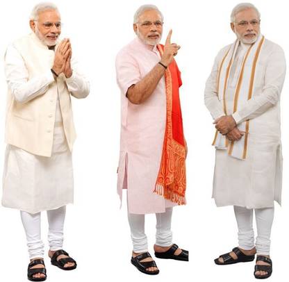 Narendra Modi HD Wallpaper on Art Paper Fine Art Print