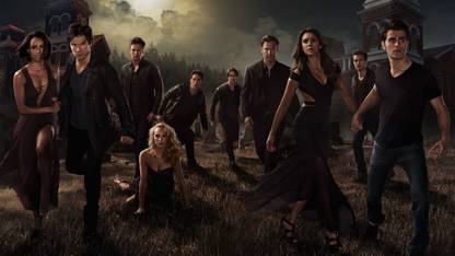 TV Show The Vampire Diaries (2) ON FINE ART PAPER HD QUALITY WALLPAPER POSTER Fine Art Print