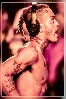 Xxxtentacion Also Known As Jahseh Dwayne Ricardo Onfroy An American Rapper Singer And Songwriter Matte Finish Poster Paper Print