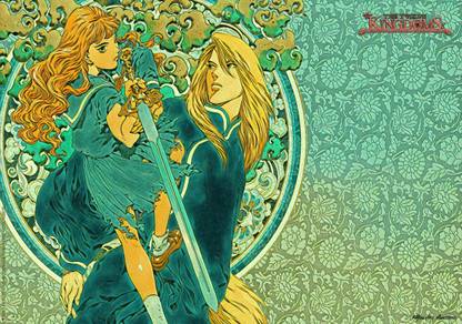 The Twelve Kingdoms Keiki x Juuni Kokuki Anime Series Art Effect Poster 1 (18inchx12inch) Photographic Paper