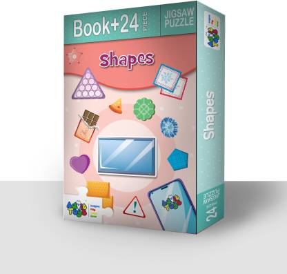 advit toys Shapes - Jigsaw Puzzle ( 24 Piece + Book)