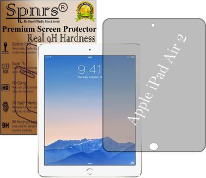 Spnrs Edge To Edge Screen Guard for Apple iPad Air 2 [9H+ Scratch Proof]