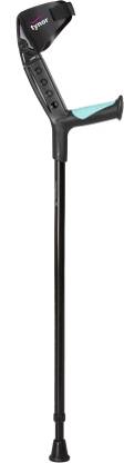 TYNOR Elbow Crutch Adjustable, Silver, Universal Size, 1 Unit Abdominal Belt