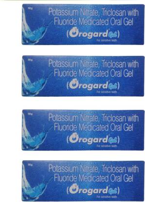 OROGARD FOR SENSITIVE TEETH Toothpaste (PACK OF 4*50GM) Toothpaste