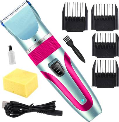 emisy Professional Powerful Salon hair trimmer Runtime: 180 min (Multicolor) Fully Waterproof Trimmer 180 min  Runtime 4 Length Settings