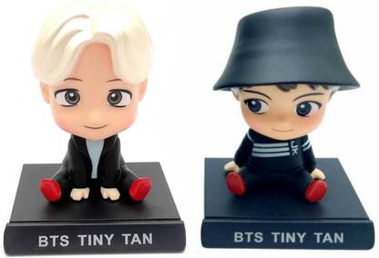 JAINSON MARTIN Combo Of Special Character Bobblehead [BTS TinyTan Jimin and Jungkook]