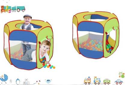 BALAK Baby hexa ball pool/ ball pool Baby house/playing house Round shaped/