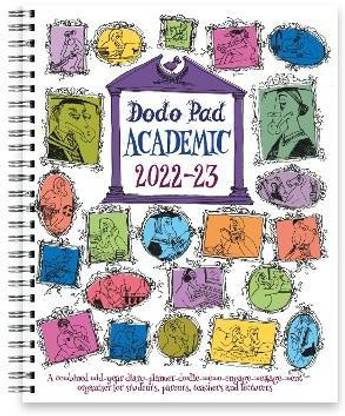 Dodo Pad Academic 2022-2023 Mid Year Desk Diary, Academic Year, Week to View