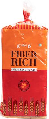 KabhiB Fibre Rich Sliced Whole Grain Bread