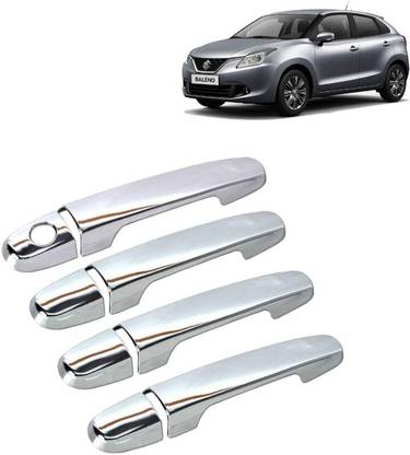 CARGROUP Door Handle /Catch Chrome Cover Suitable With BALENO 2015 to 2019set of 4pc Chrome Maruti 1 Series Side Garnish