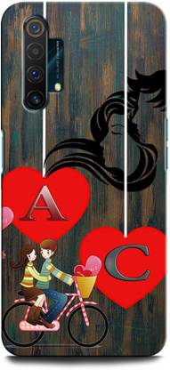 ORBIQE Back Cover for Realme X2 AC, A LOVE C, C LOVE A, A LETTER, C LETTER, AC NAME