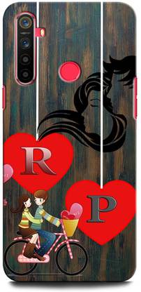 ORBIQE Back Cover for Realme 5 RP, R LOVE P, P LOVE R, R LETTER, P LETTER, RP NAME