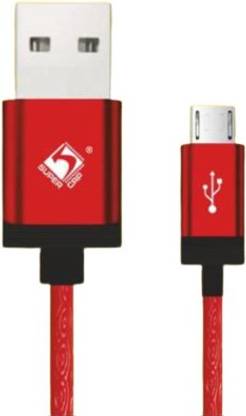 Super CRP Micro USB Cable 1 m Red 2.4 A Miro USB (V8) Quick Charge Copper Plating Interface USB Data Cable