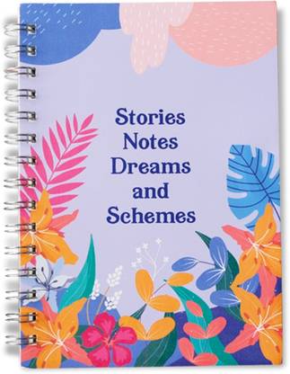 Hue Theory Floral Dreams A5 Notebook Ruled 160 Pages