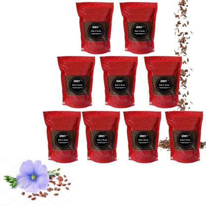 indostore99 Raw Flax Seeds, Heart Healthy Seeds For Eating Edible Flex seed Brown Flax Seeds