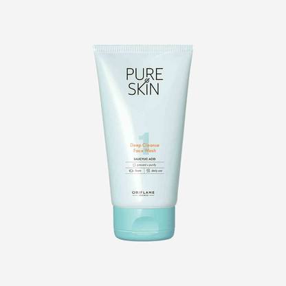 Oriflame Sweden PURE SKIN Deep Cleanse  Face Wash