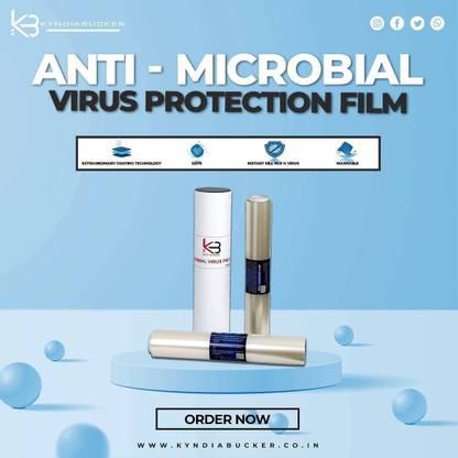 kyndiabucker Antimicrobial Coated Film kill Virus and Various Bacterial 5 m Single Sided Tape