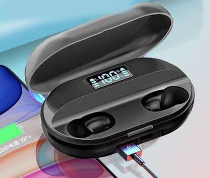 THE MOBILE POINT Super Extra Bass T-2 TWS headphone With Charging Case & Power-Bank Bluetooth