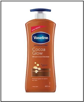 Vaseline COCOA GLOW WITH PURE COCOA & SHEA BUTTER BODY LOTION 1-PACK