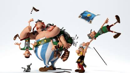 asterix le domaine des dieux roger karelia guillaume briand asterix obelix Wall Poster Print on Art Paper 13x19 Inches Paper Print