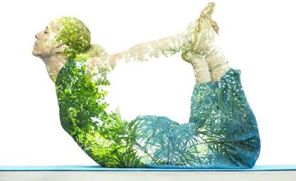 yoga hd wallpaper meditation on quality paper 13x19 Paper Print