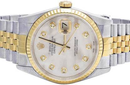 XPLosive Tempered Glass Guard for Rolex 18K 36MM-Fluted Bezel MOP Dial Watch