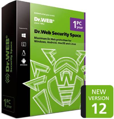 Dr Web Anti-virus 1 User 1 Year