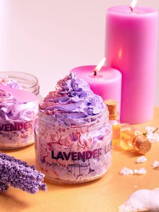 THE BUBBLE STORE LAVENDER LUSH Bath Whips Hand made & Frosted Soap Concept-Based Artisanal Soaps