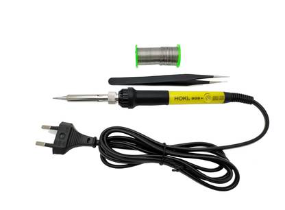 KARSYN 60 Watt Soldering Iron Temperature Controller Kit 220V/AC with Solder, Tweezer 60 W Temperature Controlled